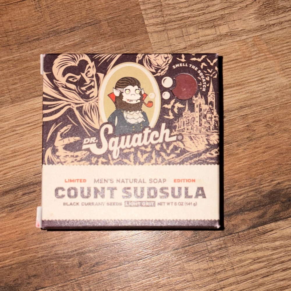 Dr. Squatch Count Sudsula Men's Natural Soap
